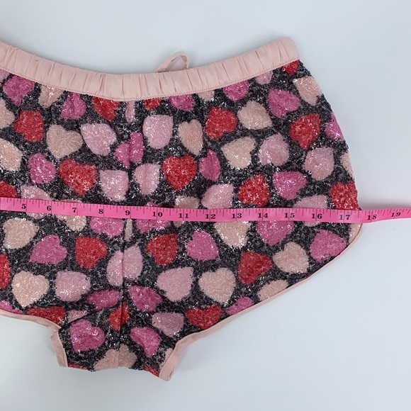 Victoria’s Secret sequined heart satin sleep short - Picture 14 of 16